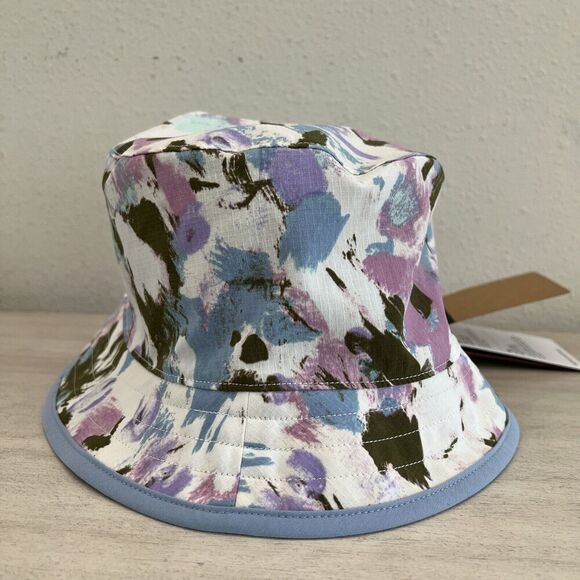 THE NORTH FACE REVERSIBLE BUCKET HAT, SIZE S/M White Dune Pain - Picture 3 of 12